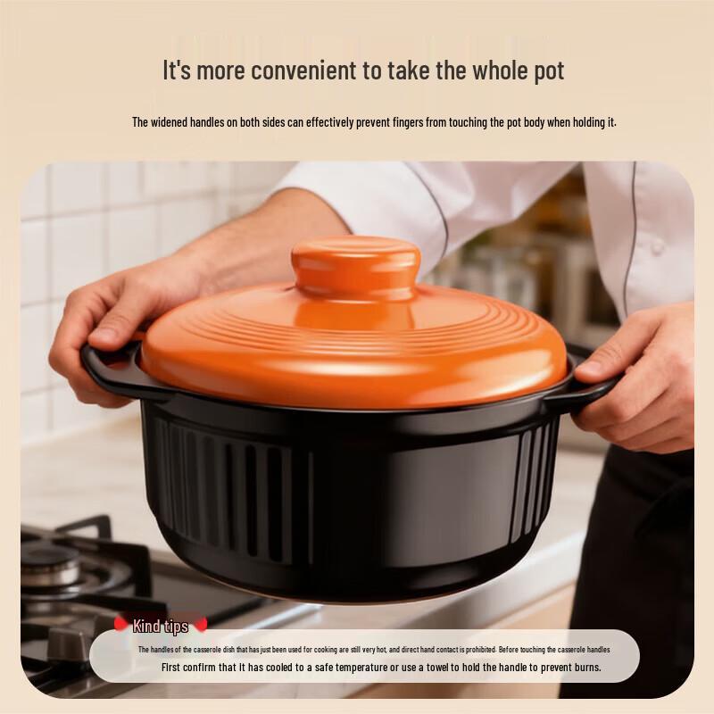 Durable Ceramic Casserole Pot