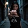 Collana con Ciondolo Geometrico in Lega per Uomini Donne Con Catena a Croce Gioielli Moda in Metallo