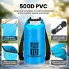 5L Heavey-Duty PVC Waterproof Dry Bag Sack Outdoor Floating Bucket Bag for Kayaking/Boating Fishing Rafting Swimming