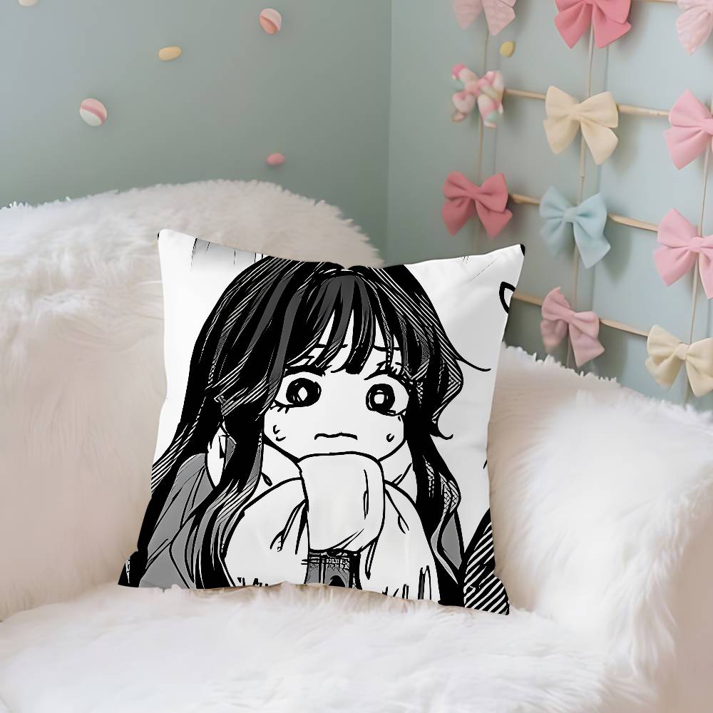 Kawaiiwaguri Anime KaorukoS Case Plush Fabric Soft Pillowcase Double Sided Print Cushion Cover Household Gifts