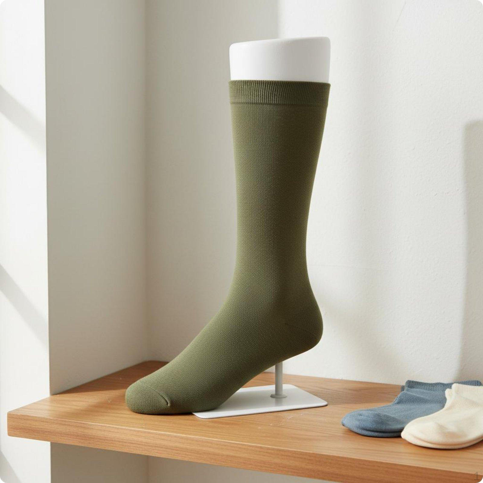4 Stück PVC Plattfußmodell Unterseite Socke Display Einzelhandelsbefestigung für Produktfotografie White Left