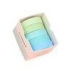 5 Rolls/Set Tape Stylish Bright-colored Washi Exquisite Wide Application Scrapbooking Tape for Handicraft