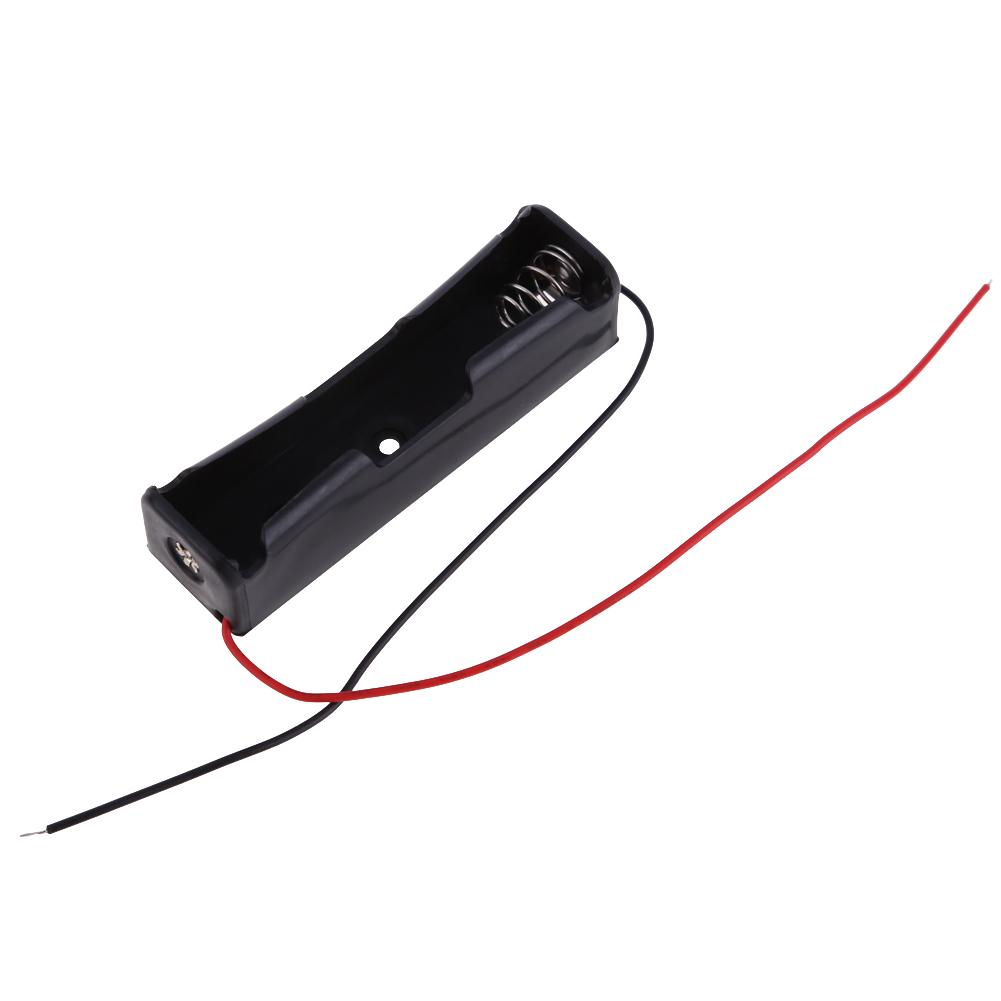 10pcs/5pcs 18650 Power Bank Cases 1X 3.6V-4.2V 18650 Battery Holder Storage Box Case 1 Slot Battery Container With Wire Lead