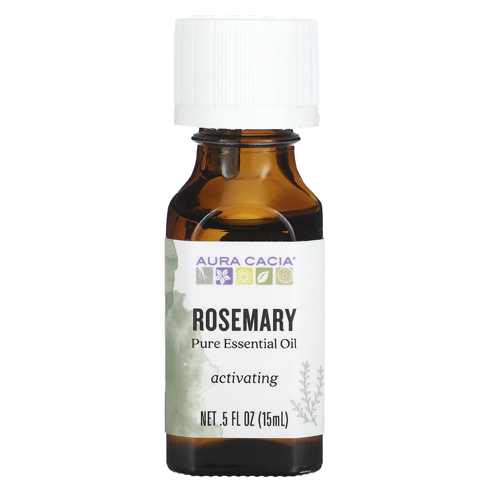 

Pure Essential Oil, Rosemary, 15 Ml (0.5 Fl Oz)