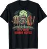 Let's Watch Horror Movies Funny Halloween Characters Snacks T-Shirt
