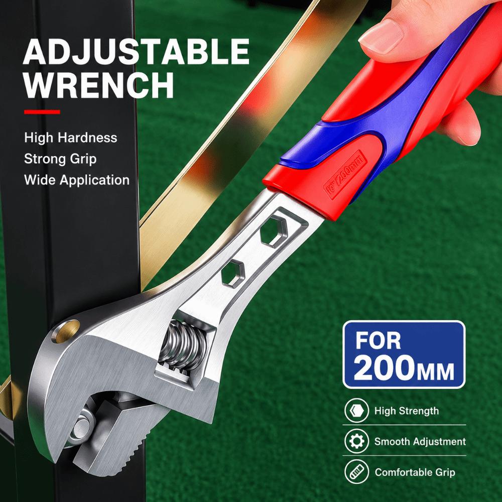 Anti Slip Surface Adjust Spanner Wide Jaw Pipe Hand Gear Repair Hand Set  Auto Maintain