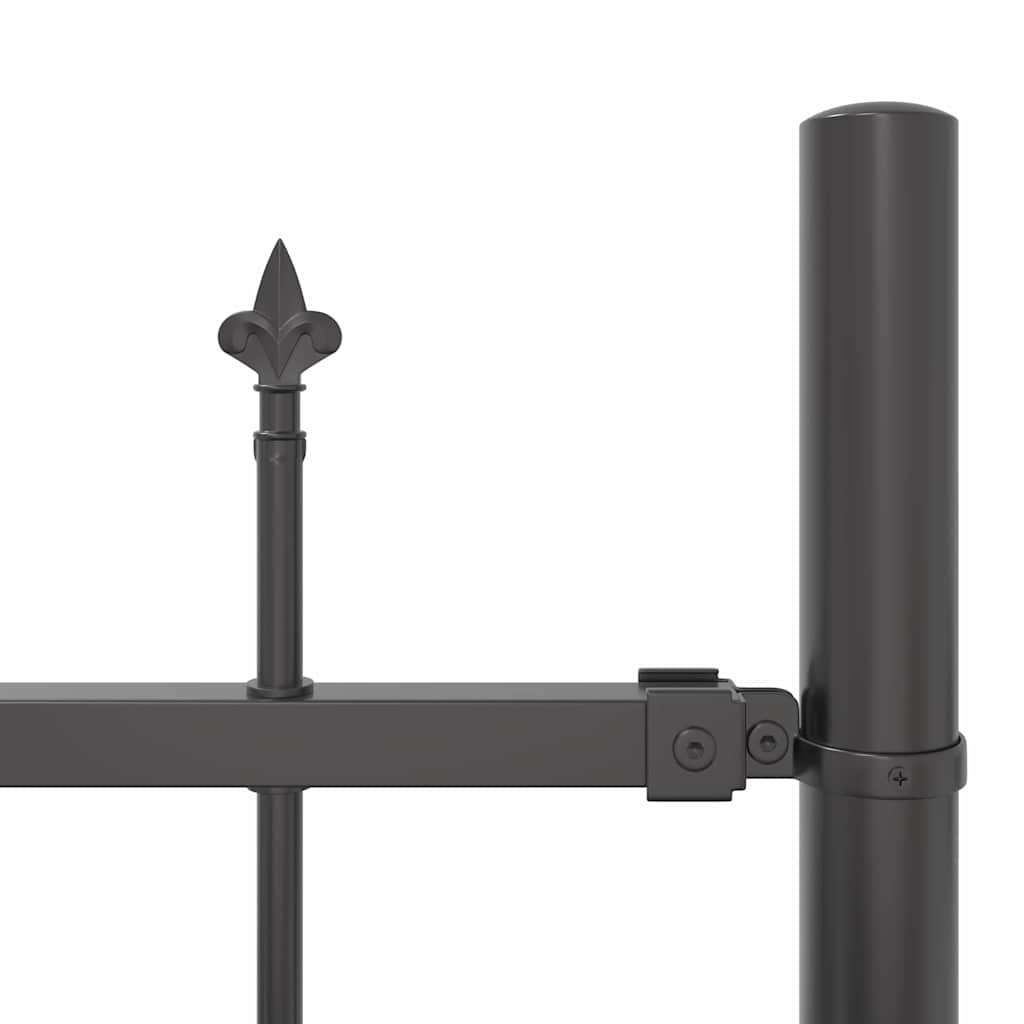Garden Fence Woerden Gray 170 X 165 Cm Powder Coated Steel