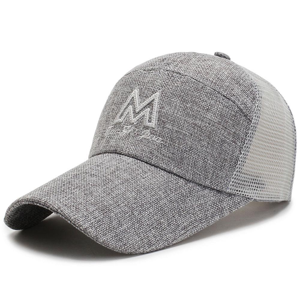 Spring and Summer Men and Women Baseball Cap Mesh Yarn Sun Hat Outdoor Sunscreen Leisure Cap