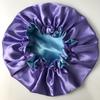 100% Silk Hair Weave Bonnet Satin Designer Bonnets Double Layer Hair Bonnets