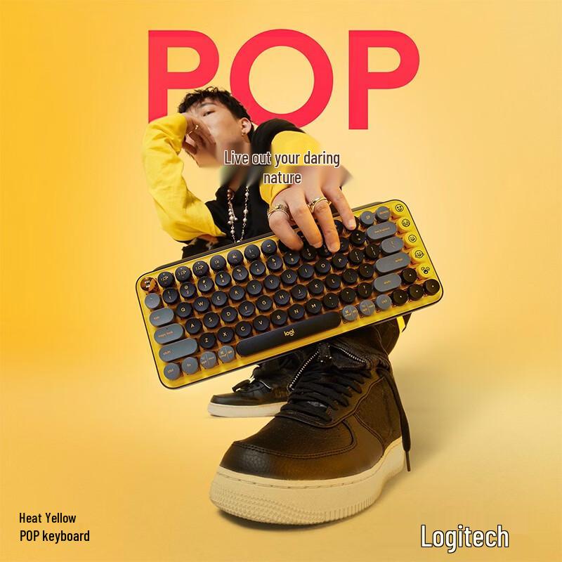 Logitech POP KEYS Wireless Mechanical Keyboard