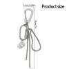 Baroque Pearls Inspired Key Ring With Quick Release Alloy Hook Decorative Bag Charm Travel Companion