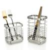 Cutlery Stand, Set of 2, 10x7.5x15cm (Medium) and 10x7.5x10.5cm (Small), Stoneless, Chopstick Holder, Drainer, Chopstick Holder, Drainer, Multi