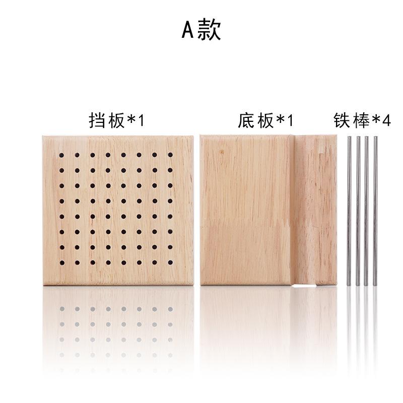 Knitting Crochet Board Send Grandma Crochet Board Square Wool Braided Styling Board Solid Wood Hole Board