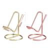 Neu Desktop Visitenkarte Halter Mode Metall Visitenkarte Display Halter Moderne Business Name Karte Stand Home Büro