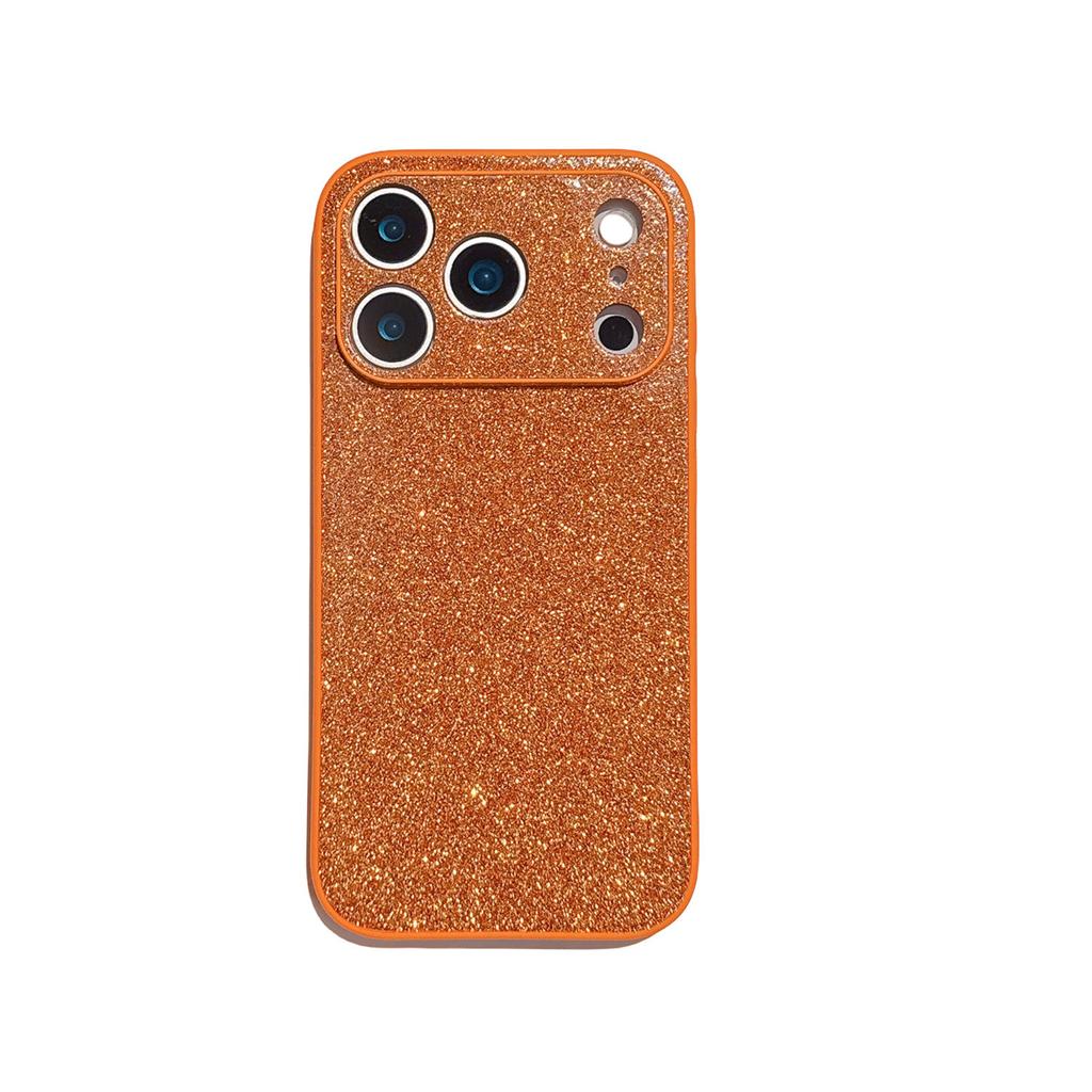 Sternenhimmel Glitzerpuder für Apple 17pro Luxus Glitzerpuder Leder Handyhülle für IPhone 17 Schlichte Weiche Schutzhülle