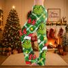 Women's Christmas Print Pants Casual Trousers No Pockets for Holiday