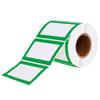 Red, Yellow, Blue, Green Name Stickers – 300 Sheets/Roll, Writable DIY Classification Stationery Adhesive Labels.