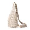 Textured Printed Women's Small Breast Bag One Shoulder Crossbody Simple and Fashionable Casual Motorcycle Bag for Women