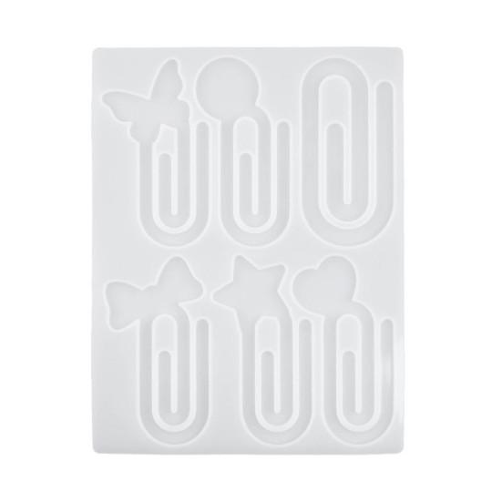 Resin Bookmark Mold Butterfly Heart Star Shapes DIY Paperclip Mold