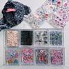 1Pcs 100cm Nail Art Stickers Decal Flower Rose Tulip Transfer Foils Paper Floral Nail Wraps for DIY Nail Art