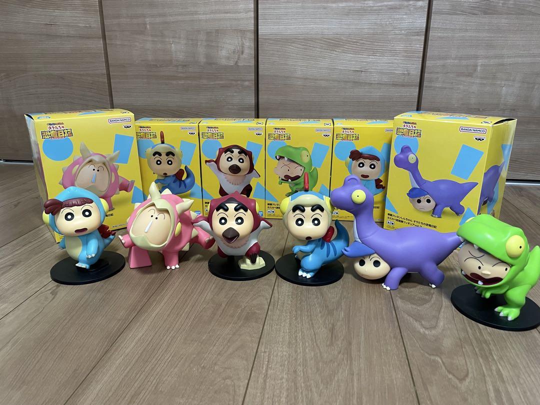 

[Б/У] Крэйон Шин-чан: Наши фигурки-дневники динозавров, полный набор из 6 штук