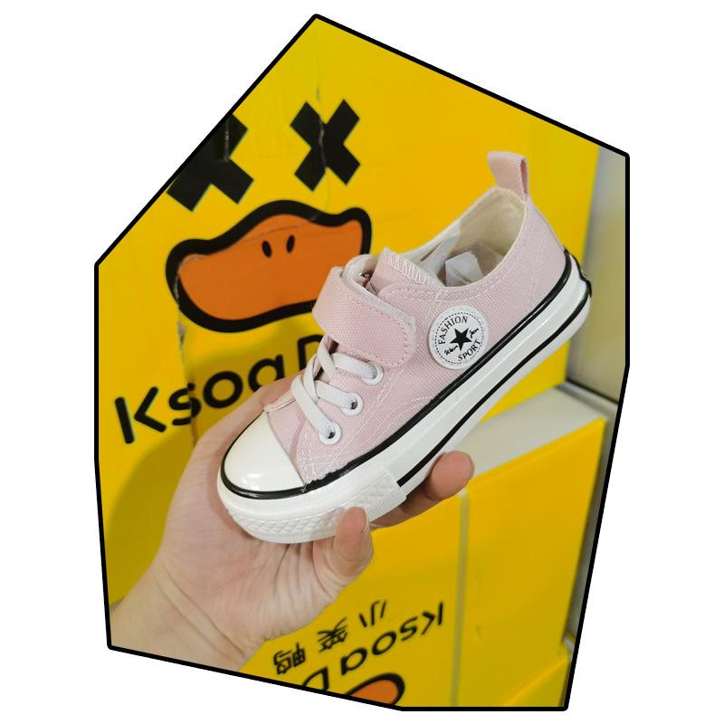 Children's Shoes, Boys' Canvas Shoes, New Spring/autumn Styles, Girls' White Sneakers, Versatile Casual Shoes, Medium and Large Sizes for Older