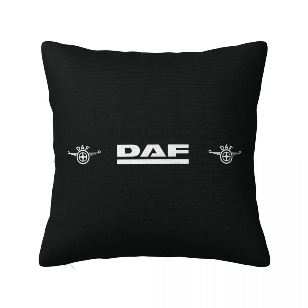 Daf Truck Logo Klasického Auta 11 Čtvercový Povlak na Polštář Potah na Polštář Povlak na Polštář Dekorační Polštář pro Domov Ložnici Auto