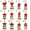 Wind Chimes Sachet Adorable Multi-pattern Chinese Style Car Pendant Fish Metal Bell Wind Chimes for Dragon Boat Festival