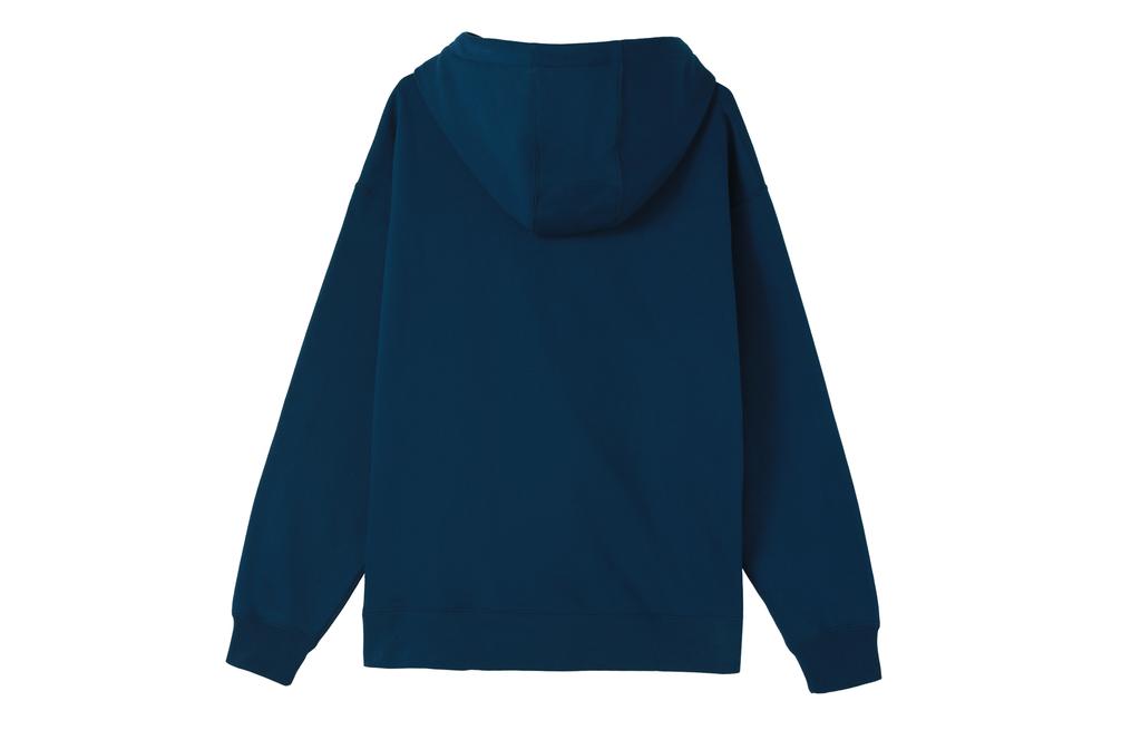 Nike Sweatshirts Unisex Blue Hooded Moderate Regular DA0316-460