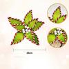 26cm Christmas Flower Red/green Glitter Fleece Simulation Fake Flower Xmas Tree Pendants Merry Christmas Flower Hanging Ornament