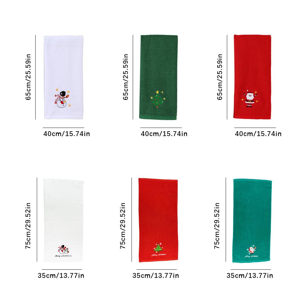 Neues Weihnachten Gesichtstuch Weihnachtsdeko Rot Weihnachtsmann Neujahrsgeschenk Zuhause Badezimmer Hände waschen Gesichtstuch Tuch Mann Frau