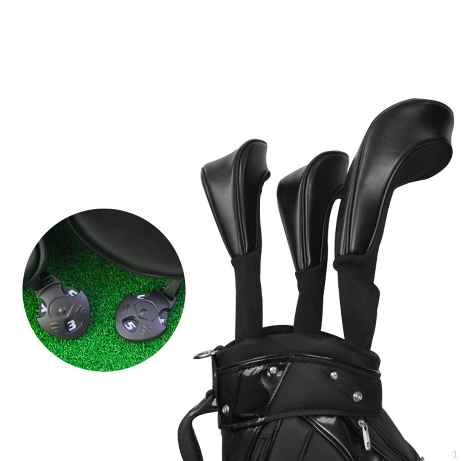 

Golf Club Equipment W/Interchangeable No.Tags 3 5 Woods covers for head