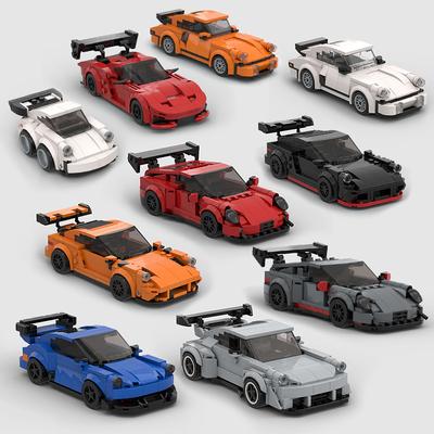 Moc Speed Race Cars City Rally Sportrennwagen F1 Modell Bausteine Garage Steine Supersportwagen Weihnachtsgeschenk Kinderspielzeug