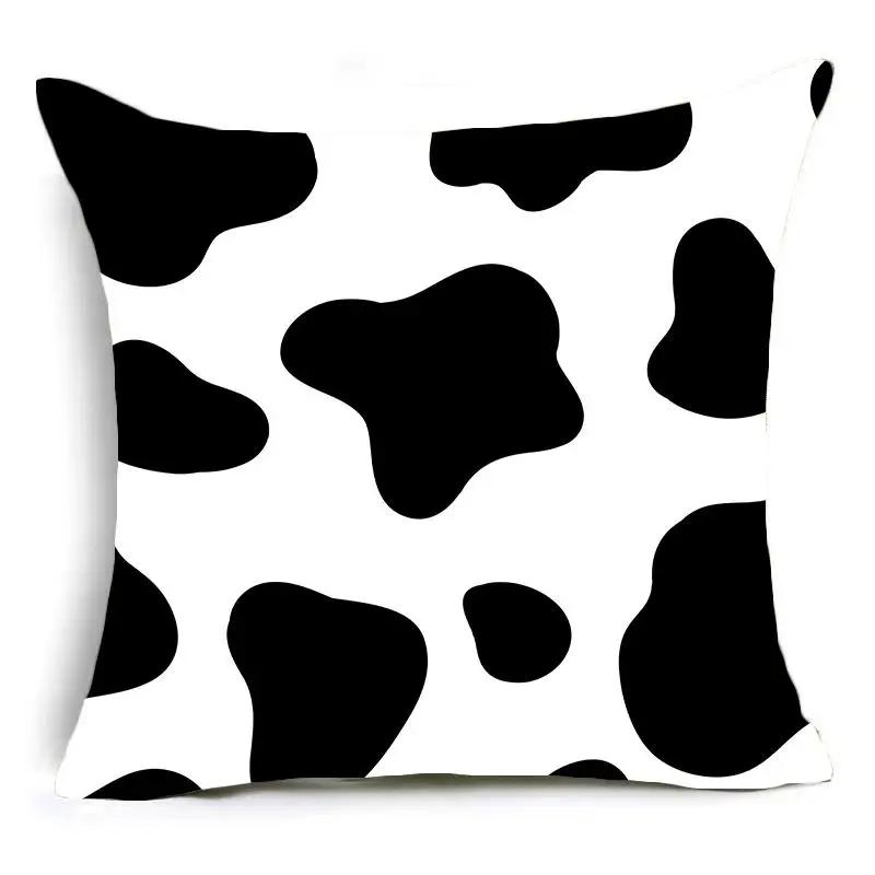 Home Decor Animal Print Pillow Cover Leopard Tiger Zebra Cattle Snake Cushion Cover Home Sofa Chair Decor Pillowcase 45X45Cm