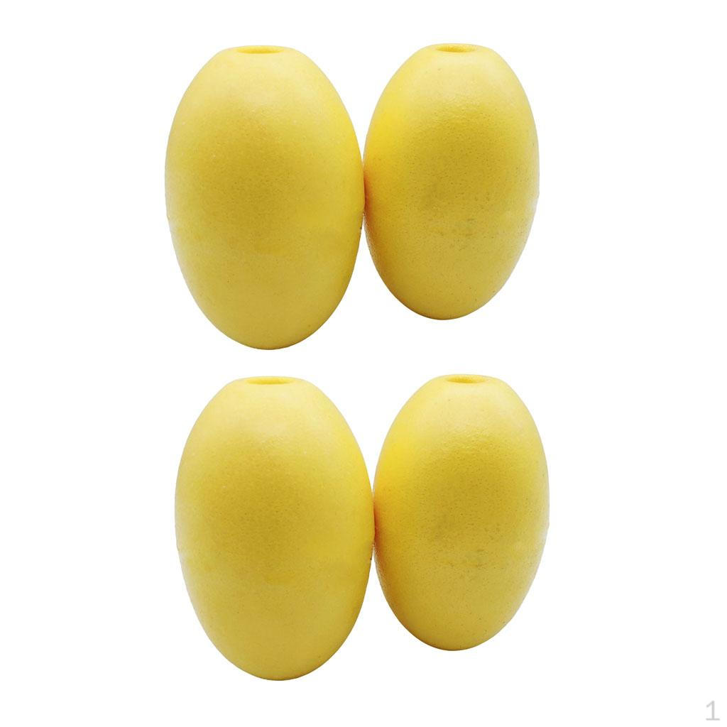 4pcs. Floatable Kayak Anchor Floating Rope Buoy Buoyancy Accessories Diam. 1 Cm