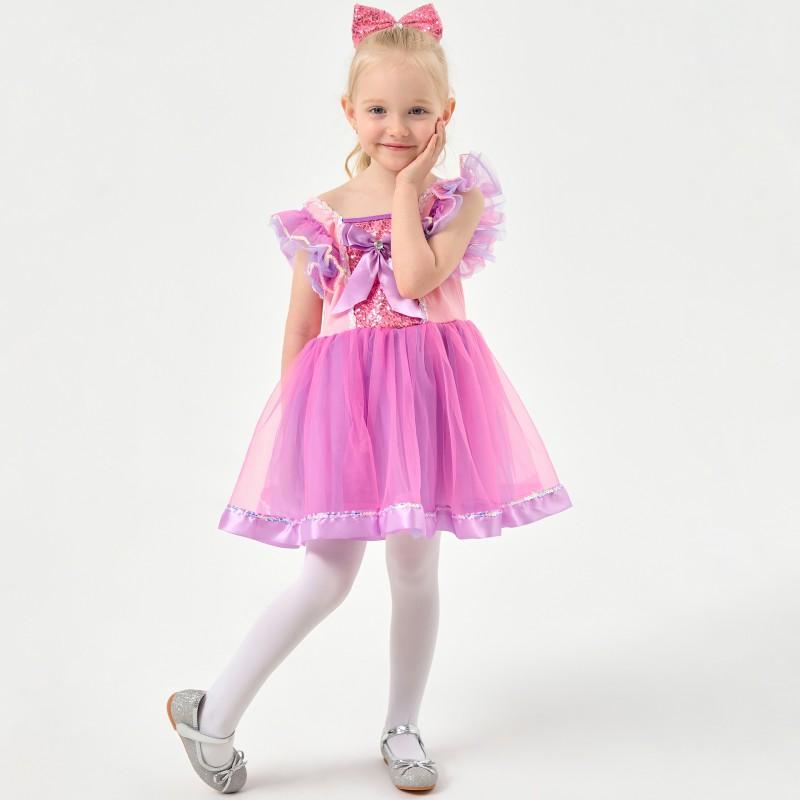 S-XL Robe de Princesse pour Enfants Spectacle Halloween Cosplay Filles 110-150cm