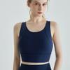 Shockproof Breathable Back Fitness Top With Bra Pads Sports Underwear For Women