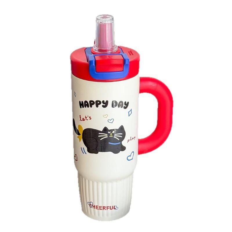 Cartoon Kids Large Capacity Insulated Water Bottle
