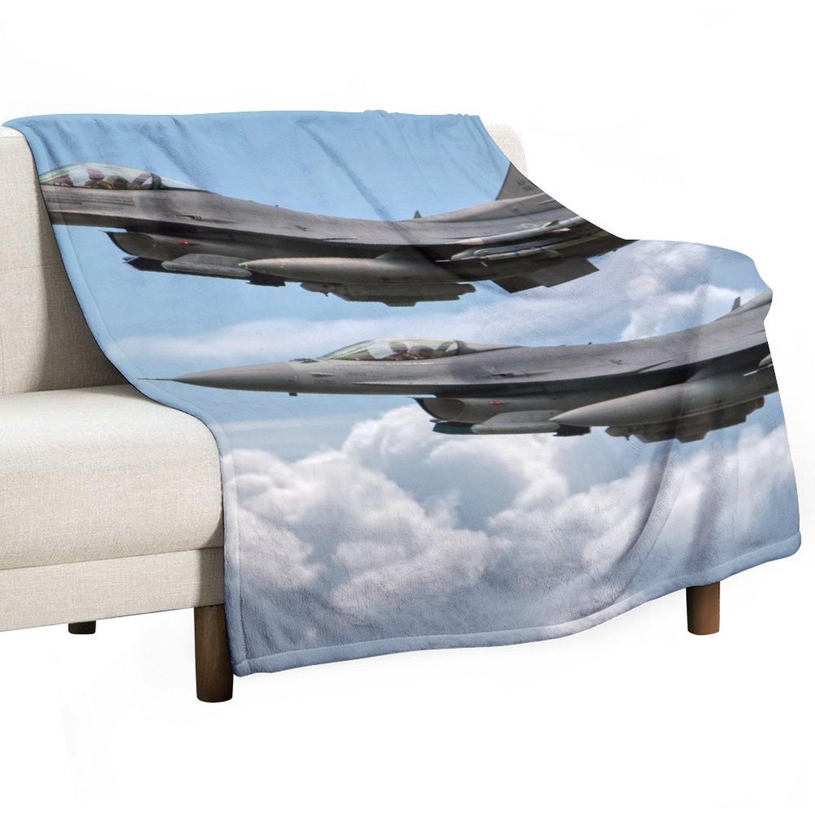 F16 Fighting Falcon Warhawks Плед Ворсистый Декоративный Пледы и накидки Пушистые Пледы 30x40in