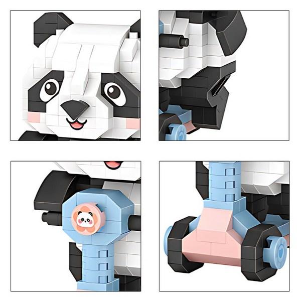 LOZ Small Character Series Nanoblock, Singsingyi Panda, Korean Popular Toys