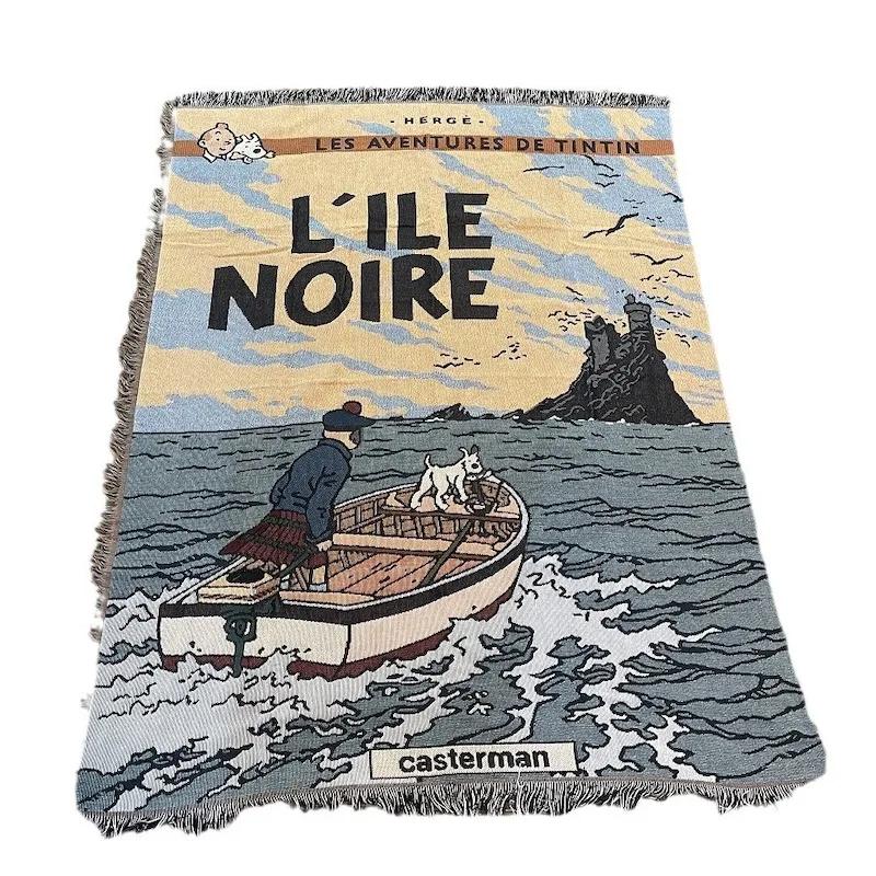 

130x160cm Drifting Diary Sofa Blanket Living Room Sofa Bed Throw Blanket Home Outdoor Grass Decoration Anime Throw Blanket 130x160cm51.1x62.9in