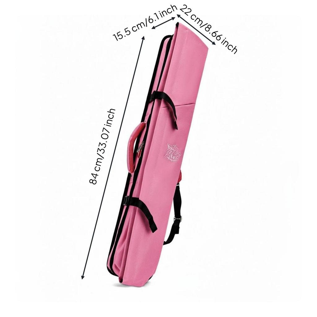 Hard Shell Oxford Cue Case Protection Travel Sports Accessory Bag for Billiards