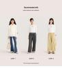 Tao Town Mädchen Langarmshirt mit Spitzennähten - Koreanischer Stil Frühling/Herbst Trend