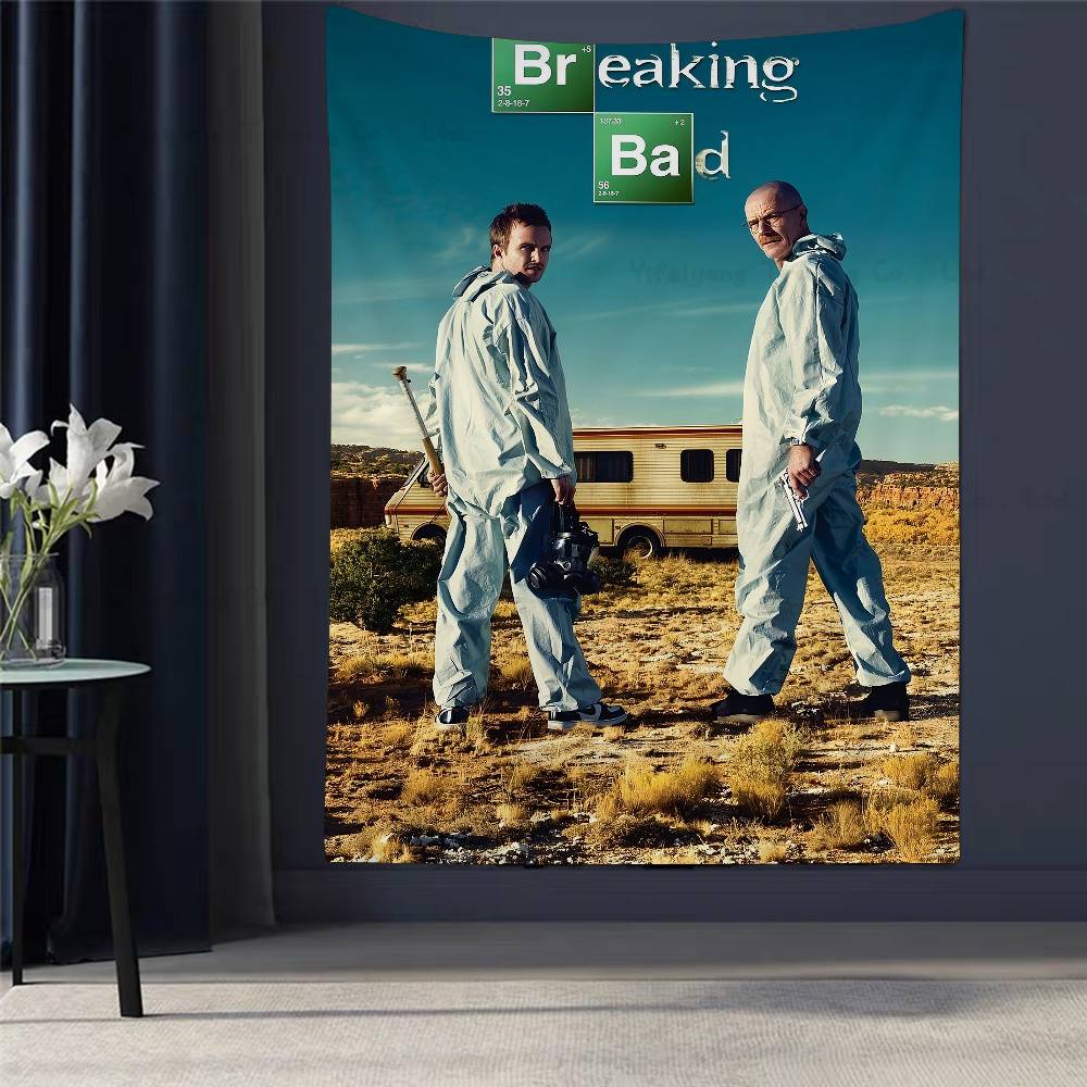 Breaking Bad TV Show Series Colorful Tapestry Wall Hanging Bohemian Wall Tapestries Mandala Wall Art Decor
