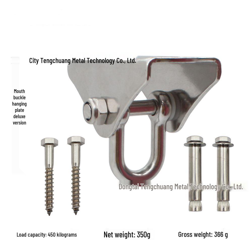 304 Stainless Steel Swivel Hammock Hook Plate for Yoga or Chair Suspension