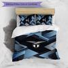 Set Biancheria da Letto 3 Pezzi Stampato Lazio FC Traspirante Copripiumino con Federe Biancheria da Letto Decorativa per Camera da Letto Casa