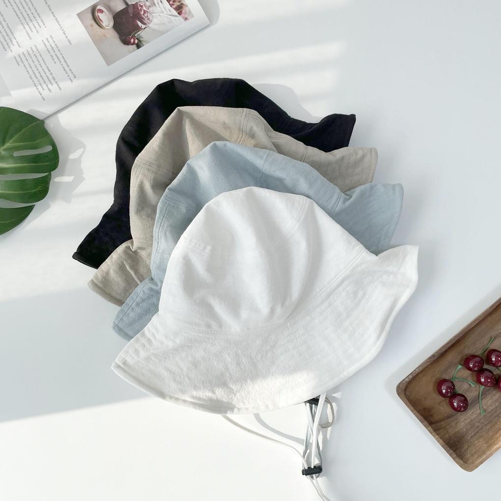 Men's and Women's Daily Bucket Hat Cotton Slab Wire Bucket Hat