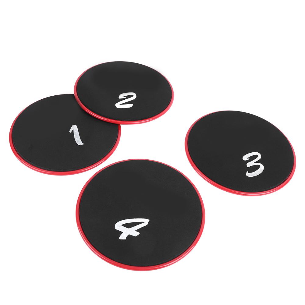 4Pcs Set Fitness Gliding Discs Coordinate Capability Training Balancing Slider Plate