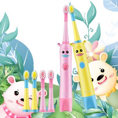 Waterproof Sonic Electric Toothbrush Soft Bristles USB Rechargeable Cartoon Pattern Tooth  Brush Cleaning for Kids Age 3+