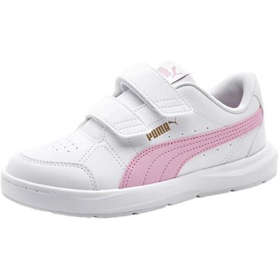 Evolve Court V Jr Versatile Comfortable Low-Top Kids Skate Shoes Kids Sneaker White Pink 404315-02